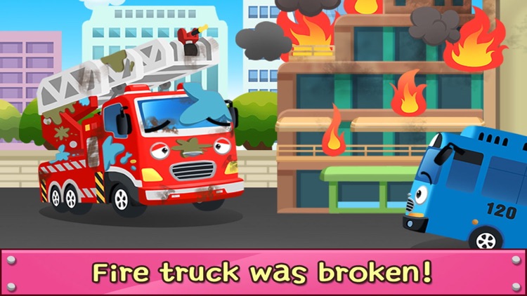 Tayo Fire Truck Repair Game