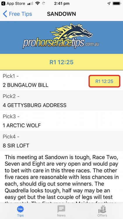 Horse Racing Tips