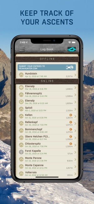 Summit, Hiking Log Peakhunter(圖1)-速報App