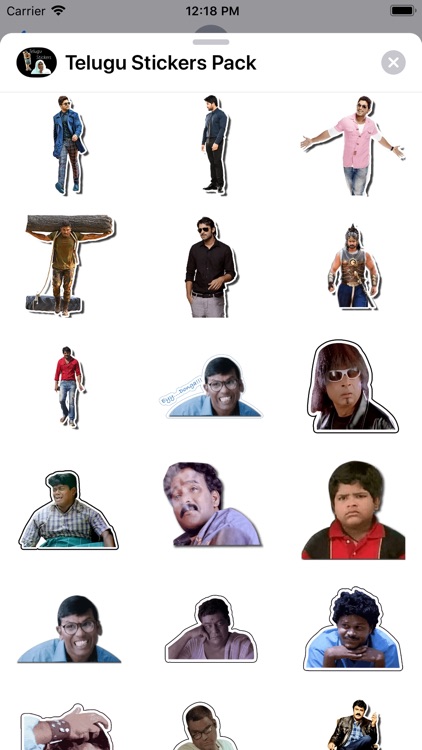 Telugu Stickers Pack