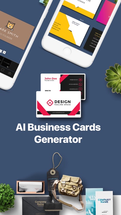 AI Business Card Generator Screenshots