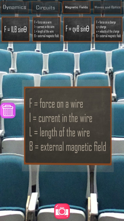 Physics AR Core Class Formulas