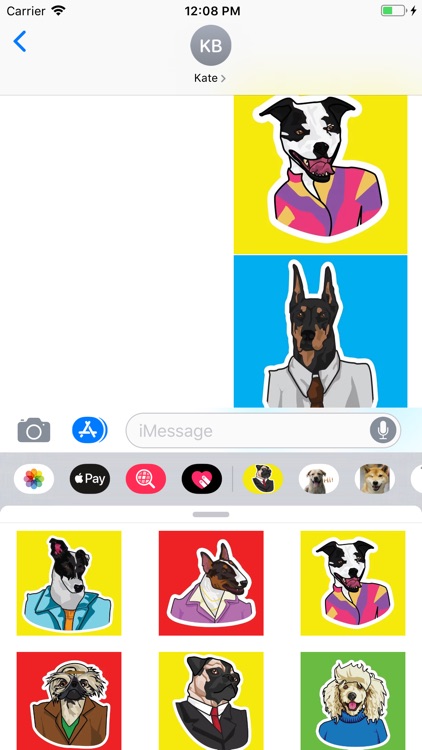 Stylish Dogs Sticker Pack