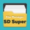 SD Super File Manager is a file manager and virtual USB drive for the iPhone and iPad