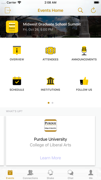 Graduate School Events screenshot 3