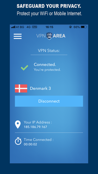 VPNArea: Trusted, Low-Cost VPN screenshot 2