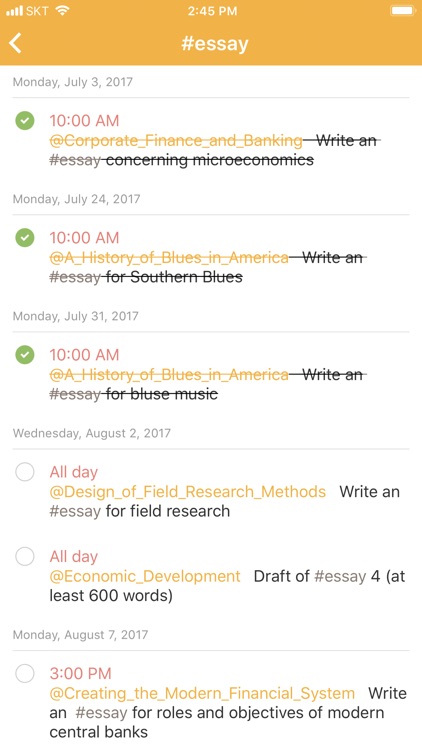 ClassUp - Schedule, Note screenshot-4