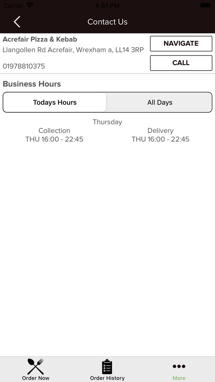 Acrefair Pizza And Kebab.