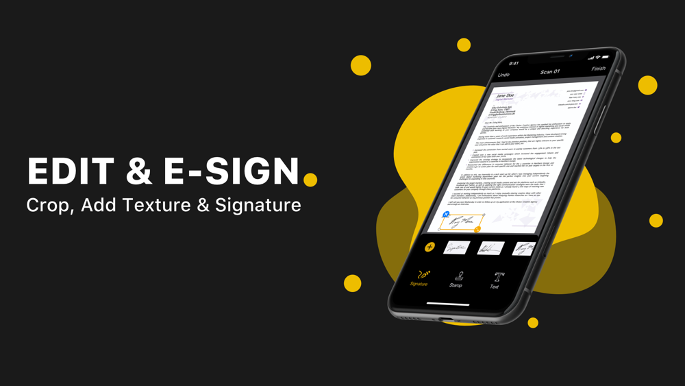 Scanner Unlimited Scan & Sign App for iPhone Free Download Scanner