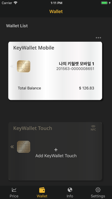 KeyWallet Touch: Crypto Wallet screenshot 2