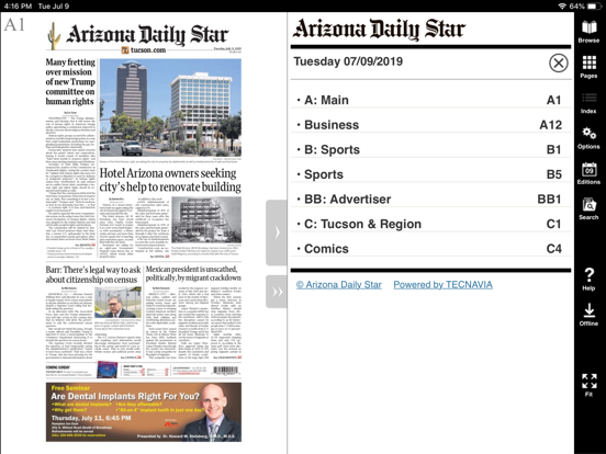 Arizona Daily Star screenshot 2