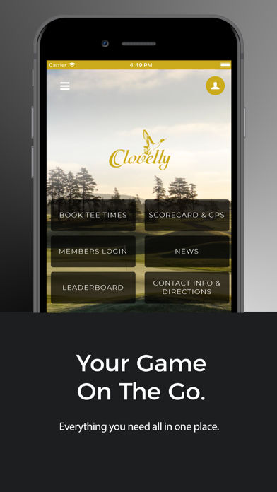 How to cancel & delete Clovelly Golf Course from iphone & ipad 1