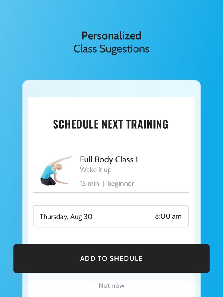 StretchIt Stretching Classes App for iPhone Free