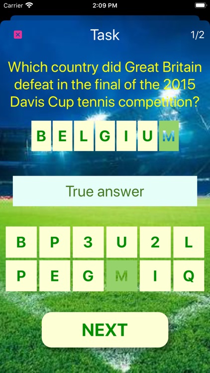 Use and create a sports quiz screenshot-5