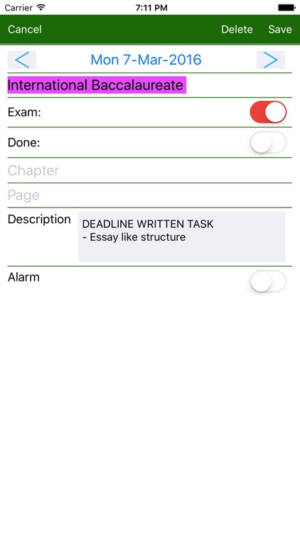 HomeWork & Timetable App screenshot-3