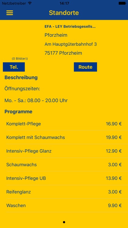EFA-LEY Autowaschpark App