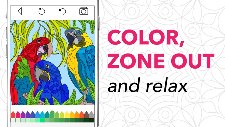 Coloring Book for Adults + screenshot-3