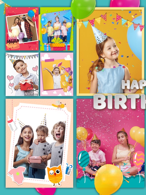 Birthday Photo Frames Collage | App Price Drops