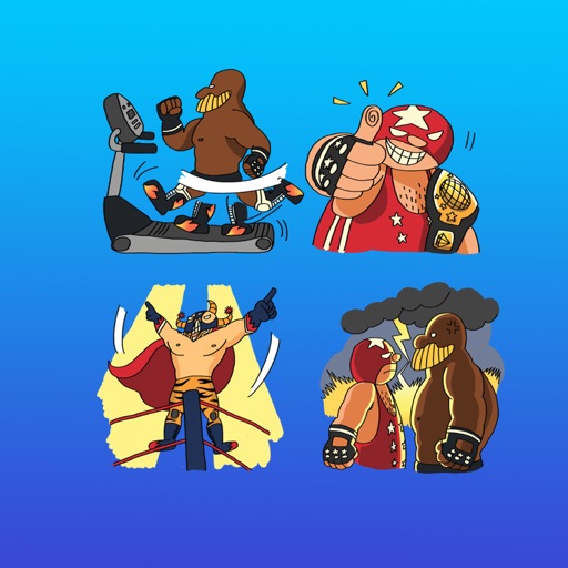 Wrestling Champion Stickers iOS App