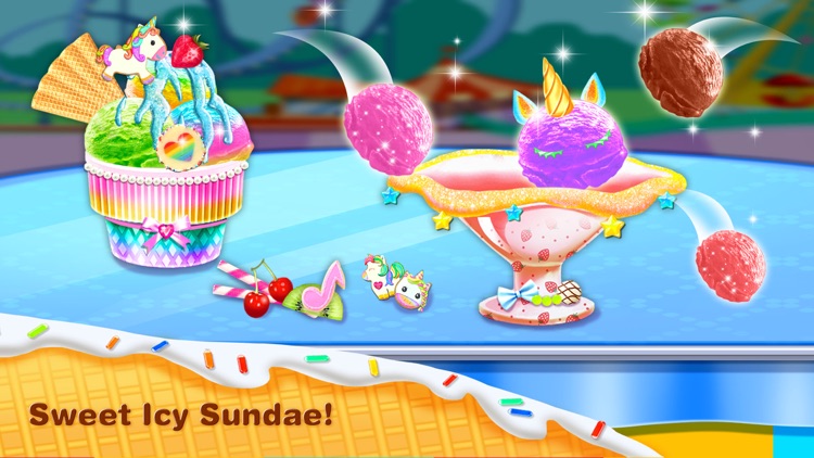 Unicorn Ice Cream-Chef Games screenshot-3