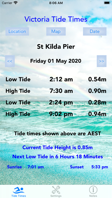 Victoria Tide Times screenshot1