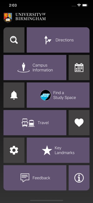 UoB Campus Map