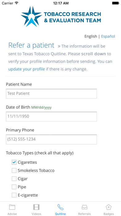 How to cancel & delete Texas Quitline from iphone & ipad 3