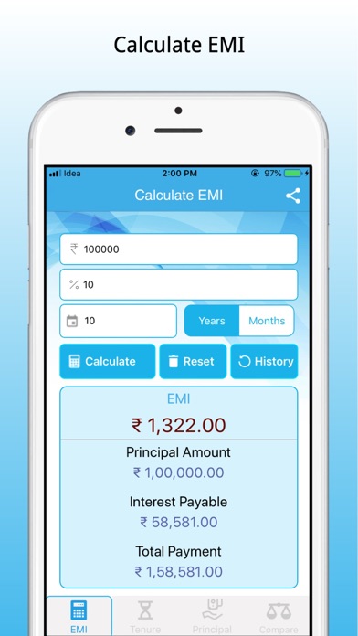 EMI - Loan Calculator screenshot 2