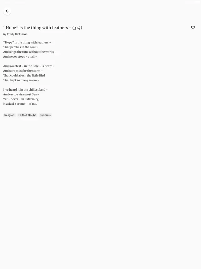 Captura 1 Poems iphone