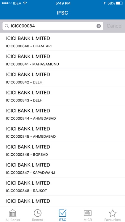 IFSC CODE - INDIAN BANKS