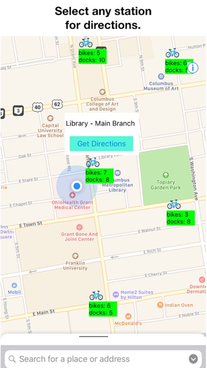 Bike Stations Columbus