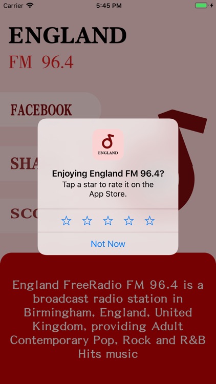 England FM 96.4 screenshot-4