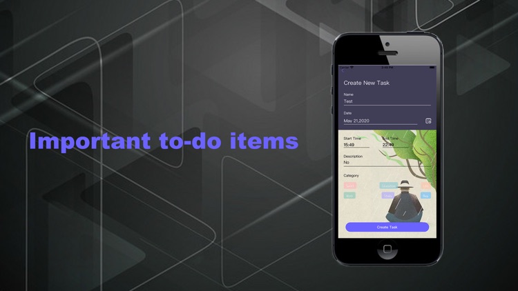 Important to-do items