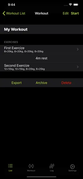 Game screenshot Gym Workout Tracker apk