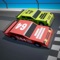 You start with a small race track with a couple of cars racing each other