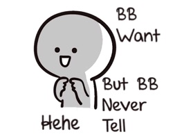 BB Never Tell Sticker