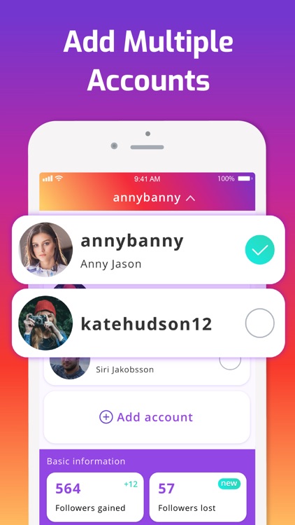 iMetric Analytic for Instagram