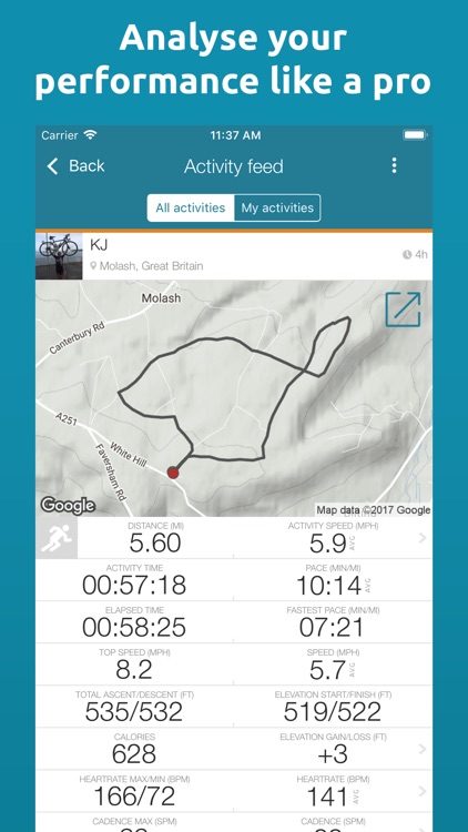 Map My Tracks: run tracker pro