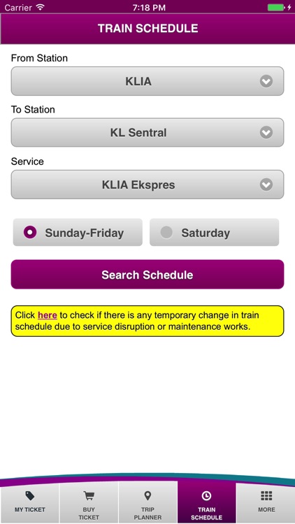 KLIA Ekspres screenshot-3