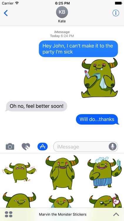 Marvin the Ogre emojies!