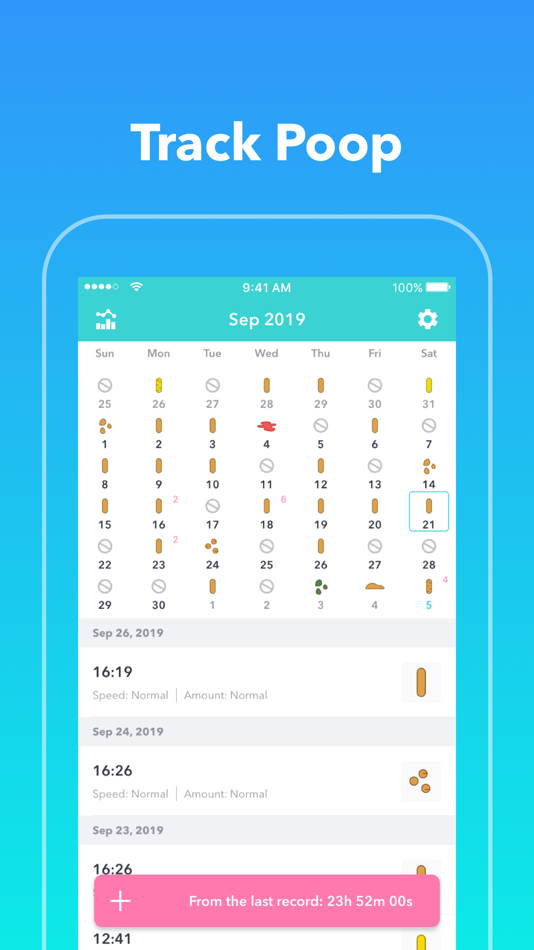 PCal Poop Tracker,Calendar by Hao Pu (iOS Apps) — AppAgg