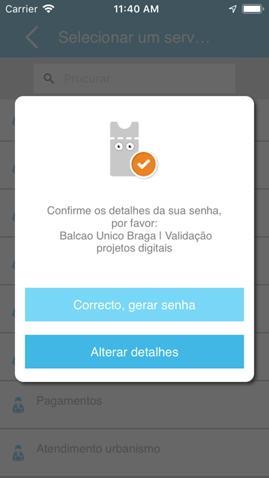 Balcão Único Senhas screenshot 3