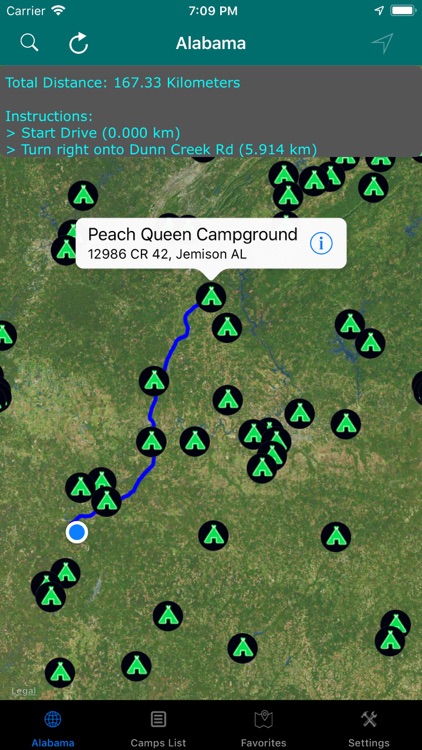 Alabama – Campgrounds & RV's