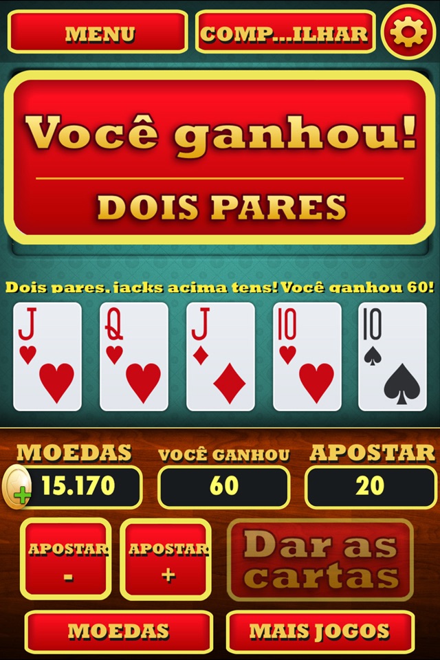 Video Poker ( Jacks or Better) screenshot 2