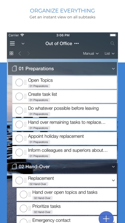 Organize:Pro Cloud Tasks