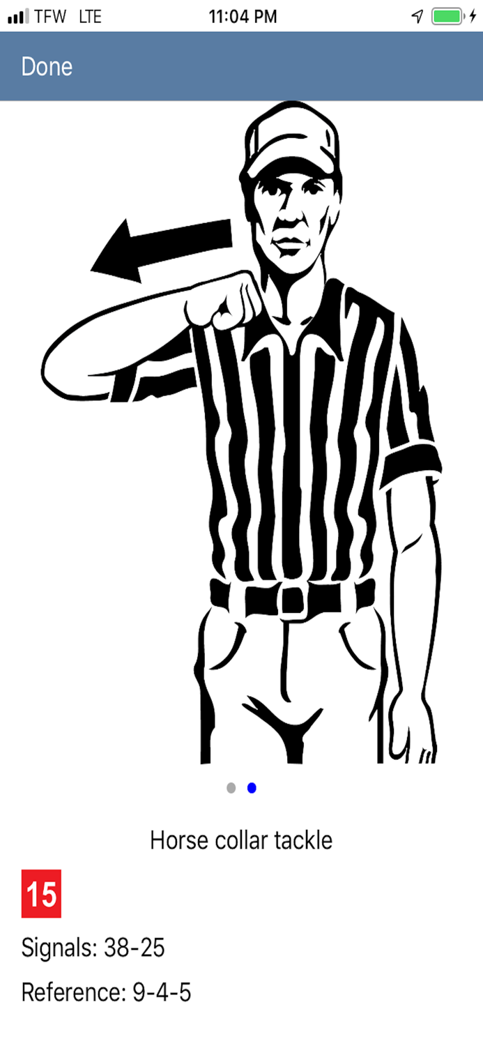 Williams Penalty Card