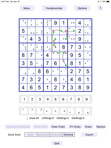 Sudoku Fundamentals screenshot 3