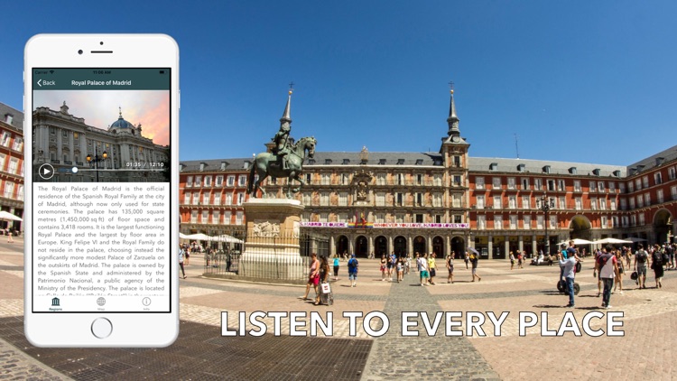 Madrid Travel Audio Guide Map