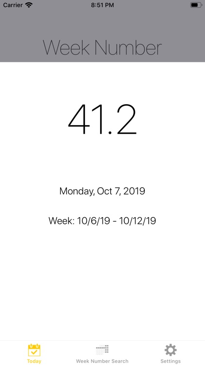 Week Number Pro