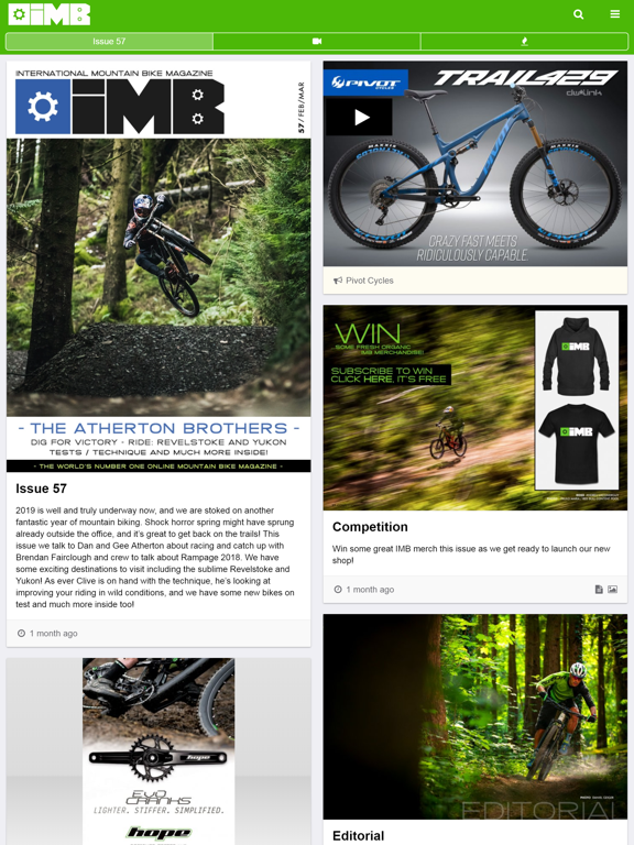 IMB Free Mountain Bike Magazine screenshot